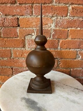 Architectural metal finial